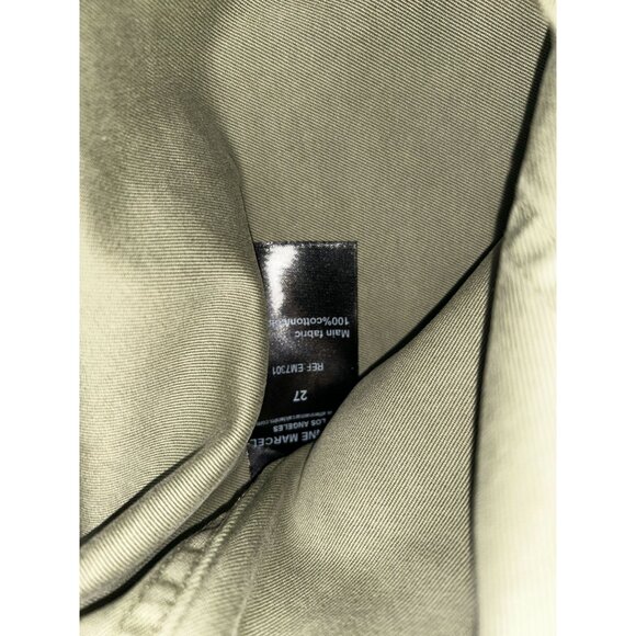 NWT Etienne Marcel Green Cropped Army Pants, Size 27 - Picture 6 of 7